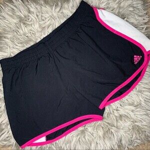 Adidas climalite black pink athletic shorts women’s size small
